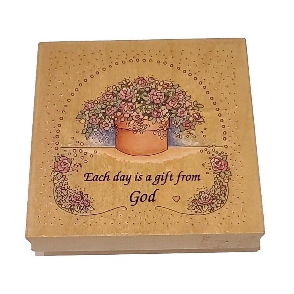 Stamps Happen Inc #70028 Everyday Is A Gift From God Rubber Stamp VTG-NEW